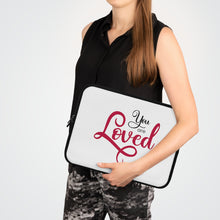 Load image into Gallery viewer, &quot;You Are Loved&quot; Laptop Sleeve
