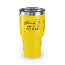 Load image into Gallery viewer, Copy of &quot;Happily Introverted&quot; Ringneck Tumbler, 30oz
