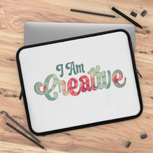 Load image into Gallery viewer, I Am Creative&quot; Laptop Sleeve
