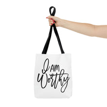 Load image into Gallery viewer, &quot;I Am Worthy&quot; Tote Bag
