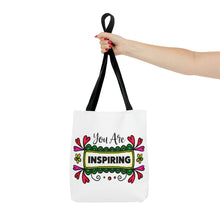 Load image into Gallery viewer, &quot;You Are Inspiring&quot; Tote Bag
