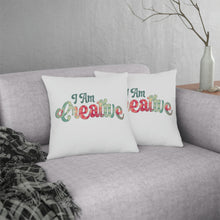 Load image into Gallery viewer, &quot;I Am Creative&quot; Pillow
