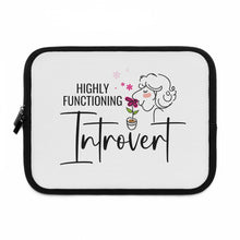 Load image into Gallery viewer, &quot;Highly Functioning Introvert&quot; Laptop Sleeve
