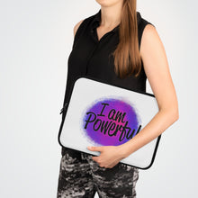 Load image into Gallery viewer, &quot;I Am Powerful&quot; Laptop Sleeve
